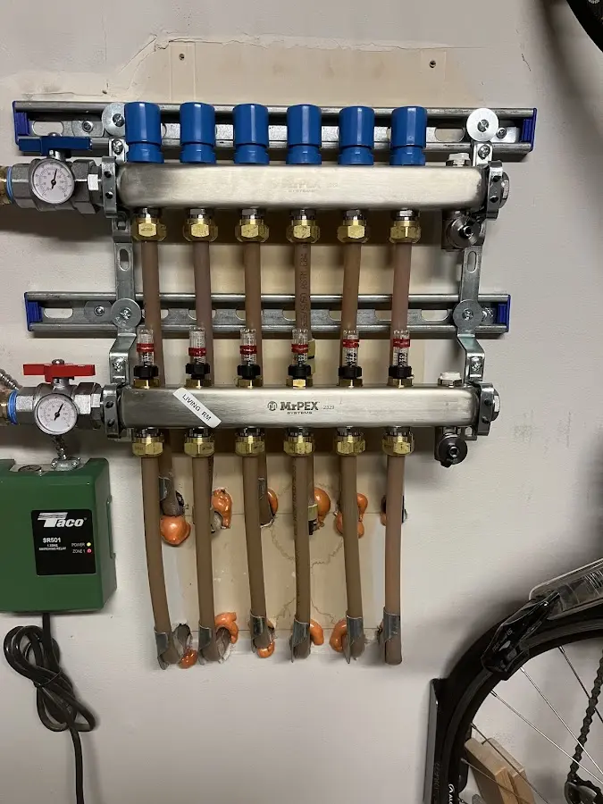 Plumber performing Leak Detection at a residential property in Elma